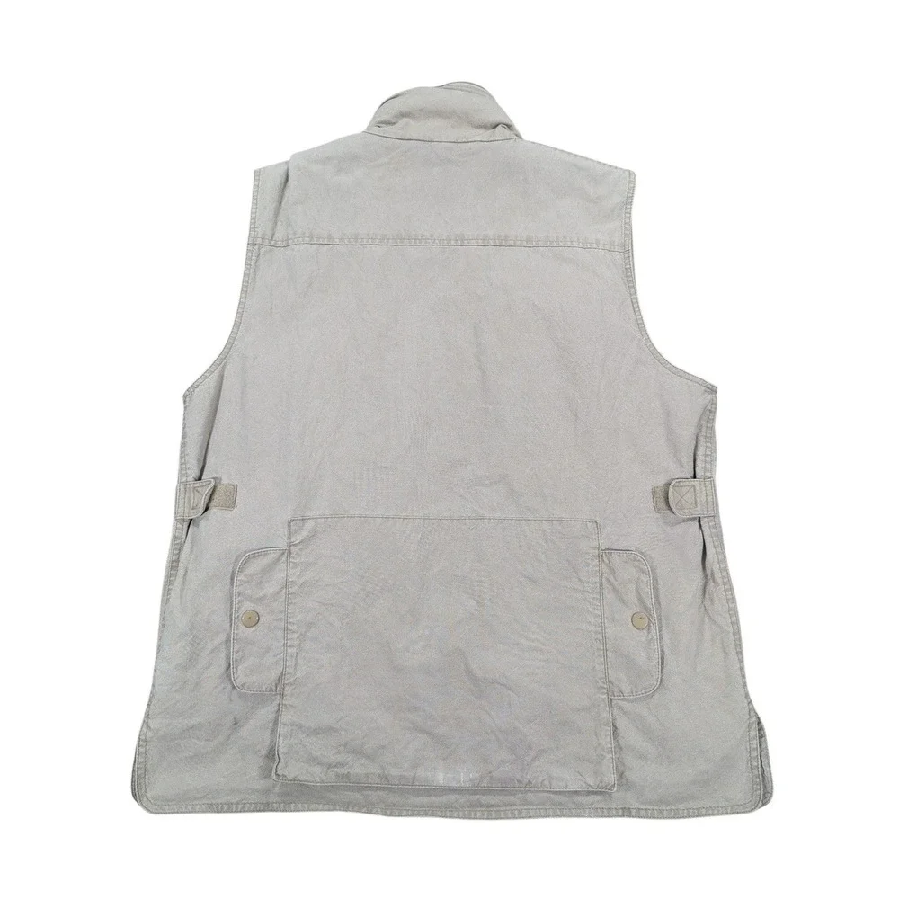 Banana Republic Mill Valley Safari Photojournalist Vest Mens L Tan Vintage‎ 80s